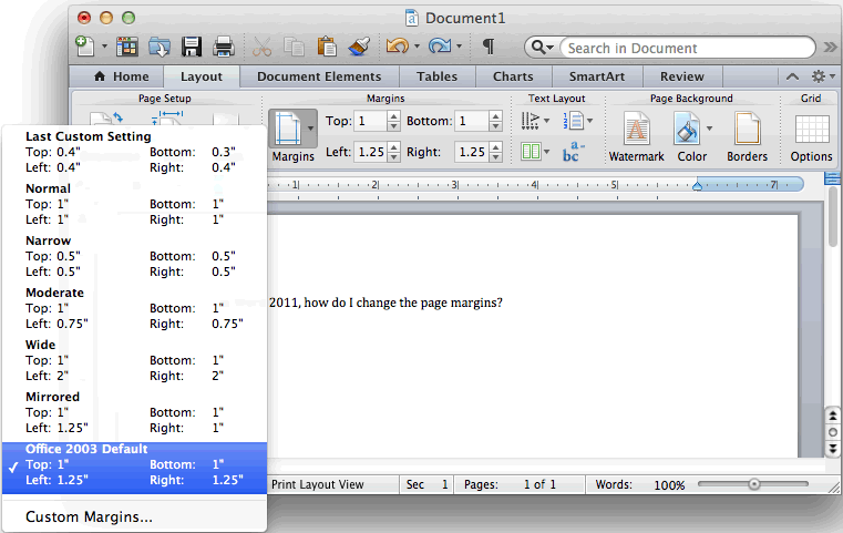 word for mac 2011 language settings