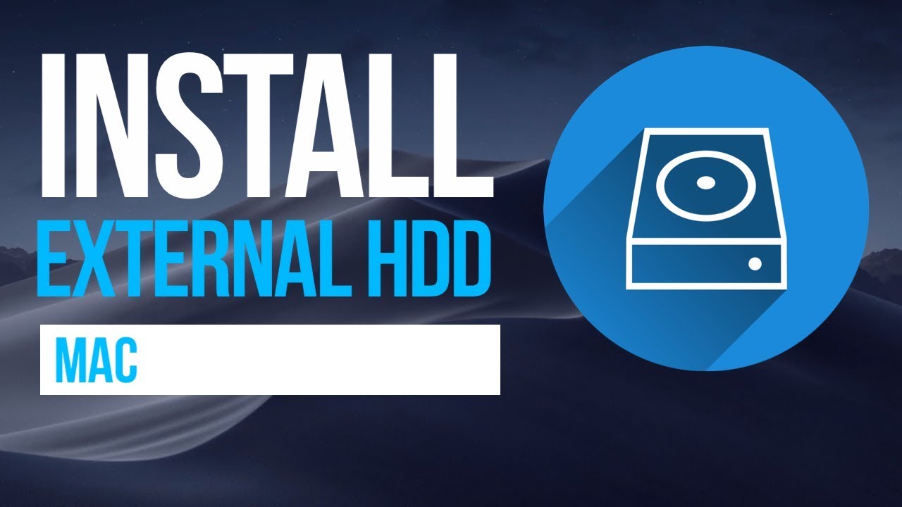 install on different hard drive for mac